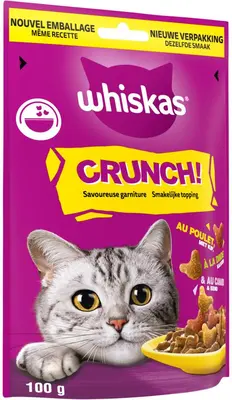 Whiskas Crunch Kattensnacks 100g