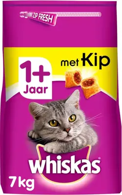 WHISKAS Droogvoer voor volwassen katten 7kg stazak