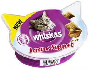 WHISKAS Immune Support Snacks voor volwassen kattens 50g Kuipje
