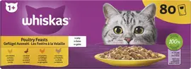 WHISKAS  Natvoer voor volwassen katten 80*85g multipack kopen?