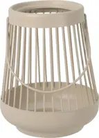 Windlicht metaal draad 12.5x16cm wit kopen?