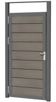 Woodvision aluminium kozijnset 2 palen + 1 bovenregel t.b.v composiet deur - afbeelding 2