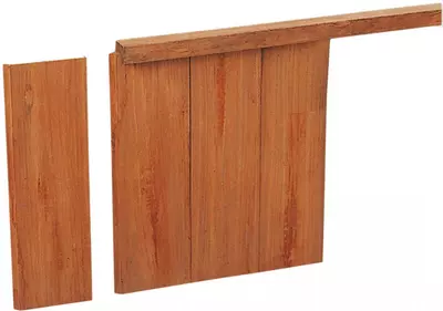 Woodvision azobé (hardhout plank geschaafd 3x20x200 cm onbehandeld - afbeelding 1