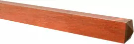 Woodvision azobé (hardhout vierkante paal geschaafd 12x12x300 cm onbehandeld - afbeelding 1