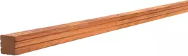Woodvision azobé (hardhout vierkante paal geschaafd 6.5x6.5x275 cm onbehandeld