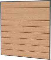 Woodvision composiet co-extrusie rabat schutting met houtmotief 181,5x181,5cm kopen?
