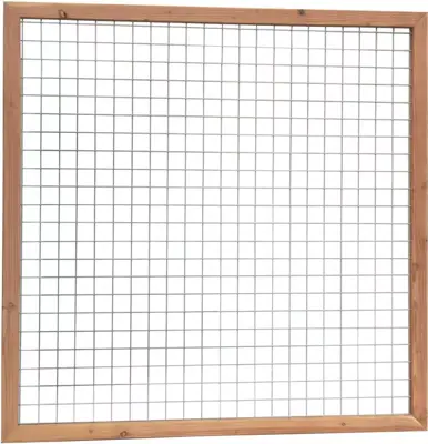 Woodvision douglas betonijzertrellis 180x180 cm maas 7,5x7,5 cm onbehandeld - afbeelding 1