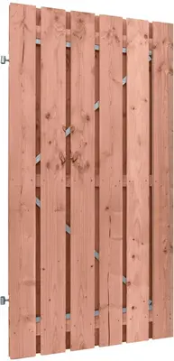 Woodvision Douglas Fijnbezaagde Plankendeur op Verstelbaar Stalen Frame – 100 x 195 cm – Onbehandeld - afbeelding 3
