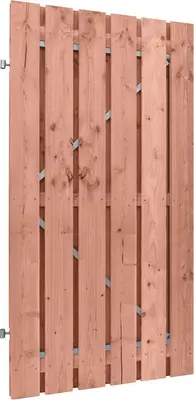 Woodvision Douglas Fijnbezaagde Plankendeur op Verstelbaar Stalen Frame – 100 x 195 cm – Onbehandeld - afbeelding 2