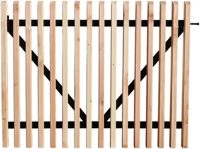 Woodvision douglas lattenpoort 100x80cm onbehandeld - afbeelding 1