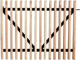 Woodvision douglas lattenpoort 100x80cm onbehandeld - afbeelding 1