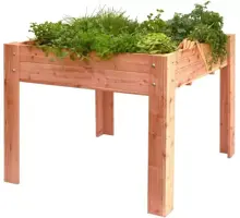 Woodvision douglas minigarden op poten 100x100x80 cm onbehandeld - afbeelding 1