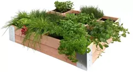 Woodvision douglas minigarden vierkante meter 100x100x20 cm onbehandeld kopen?