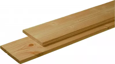 Woodvision douglas plank geschaafd 2.8x19.5x400 cm geïmpregneerd - afbeelding 2