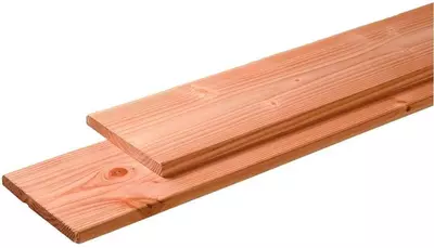 Woodvision douglas plank geschaafd 2.8x19.5x400 cm geïmpregneerd - afbeelding 1