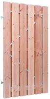 Woodvision douglas plankendeur geschaafd stalen frame 16 mm 100x190 cm onbehandeld - afbeelding 1