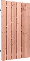 Woodvision douglas plankendeur geschaafd stalen frame 16 mm 100x190 cm onbehandeld - afbeelding 2