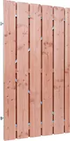Woodvision douglas plankendeur geschaafd stalen frame 18 mm 100x190 cm onbehandeld - afbeelding 2
