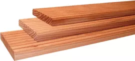 Woodvision douglas terrasplank geschaafd 2.4x13.8x300 cm geïmpregneerd - afbeelding 1