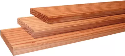 Woodvision douglas terrasplank geschaafd 2.4x13.8x300 cm onbehandeld - afbeelding 1