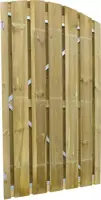Woodvision grenen geschaafde toogdeur stalen frame 90x179 cm, linksdraaiend geïmpregneerd. kopen?