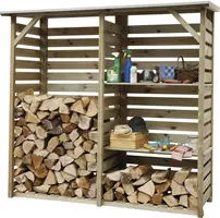 Woodvision grenen haardhoutberging twin geimpregneerd kopen?