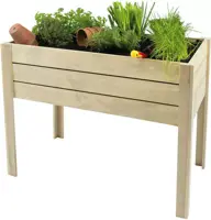 Woodvision grenen minigarden op poten 100x50x80 cm geimpregneerd - afbeelding 2