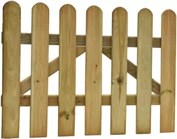Woodvision grenen poort hek 100x80 cm geimpregneerd