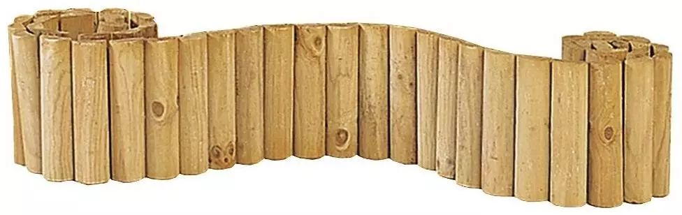 Woodvision grenen rolborder d 5,0x20x250 cm geimpregneerd - afbeelding 1