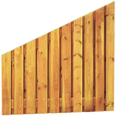 Woodvision grenen schutting afbouw verticaal 17mm 180x180/90cm geïmpregneerd