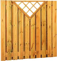 Woodvision grenen schutting met trellis 17mm 180x180cm geïmpregneerd kopen?