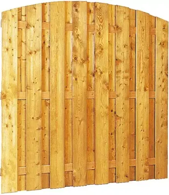 Woodvision grenen schutting toog verticaal 13mm 180x164/180cm geïmpregneerd