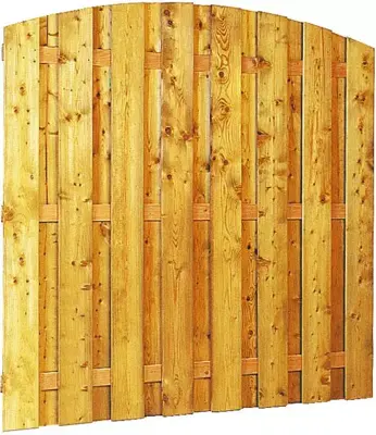 Woodvision grenen toogschutting geschaafd verticaal 15mm 180x180cm geïmpregneerd