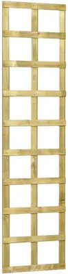Woodvision grenen trellis 40x180cm groen geïmpregneerd  - afbeelding 1