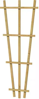 Woodvision grenen v-trellis 30-65x150 cm geimpregneerd - afbeelding 1