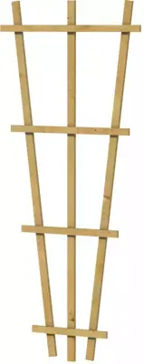 Woodvision grenen v-trellis 30-65x150 cm geimpregneerd - afbeelding 2