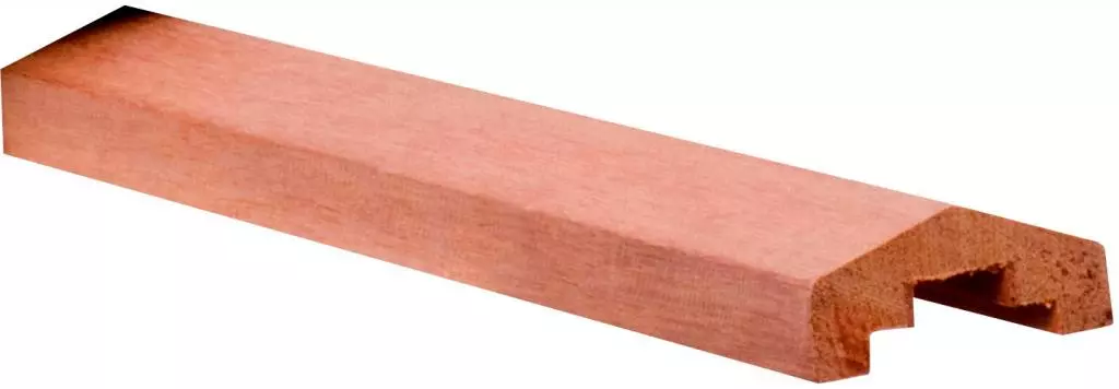 Woodvision hardhout afdeklat geschaafd 7x3.5x180 cm onbehandeld - afbeelding 1