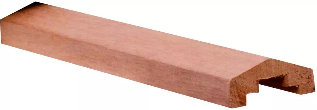 Woodvision hardhout afdeklat geschaafd 7x3.5x180 cm onbehandeld - afbeelding 2