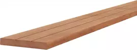 Woodvision hardhout terrasplank geschaafd 2.8x19x305 cm onbehandeld - afbeelding 1