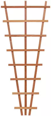 Woodvision hardhouten v-trellis 30-65x150 cm - afbeelding 1