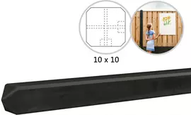 Woodvision hoekpaal beton met diamantkop 10x10x280 cm antraciet gecoat t.b.v. rotsmotief platen kopen?
