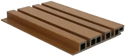 Woodvision Newtechwood hkc co-extrusie wand bekleding castellation 4325 profiel 2,5x19,6x290 cm red cedar - afbeelding 1