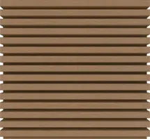 Woodvision Newtechwood hkc co-extrusie wand bekleding castellation 25 profiel 2,5x19,6x290 cm teak - afbeelding 6