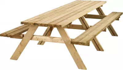 Woodvision picknicktafel lange jan 300x155x73cm