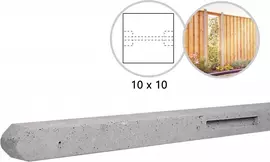Woodvision tussenpaal stampbeton 10x10x180 cm grijs t.b.v. scherm 90 cm hoog kopen?