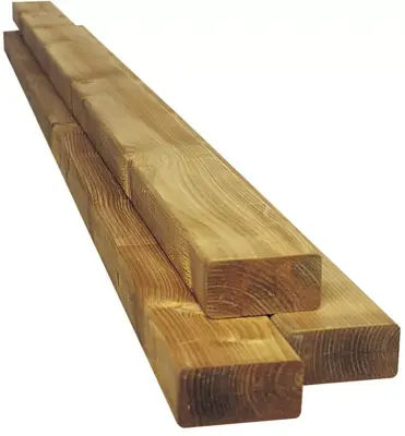 Woodvision vuren gording geschaafd 4.5x14.5x300 cm geïmpregneerd - afbeelding 1