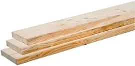 Woodvision vuren plank fijnbezaagd 2.9x19x400 cm onbehandeld - afbeelding 1