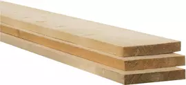Woodvision vuren plank fijnbezaagd 2.9x19x500 cm onbehandeld - afbeelding 2
