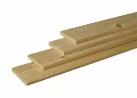 Woodvision vuren plank geschaafd 1.8x14.5x300 cm geïmpregneerd - afbeelding 1