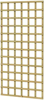 Woodvision vuren trellis de luxe 90x180 cm geimpregneerd - afbeelding 1